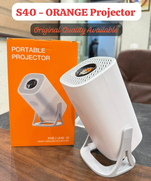 S40 HD Smart Portable Projector | 3500 Lumens | 180° Projection