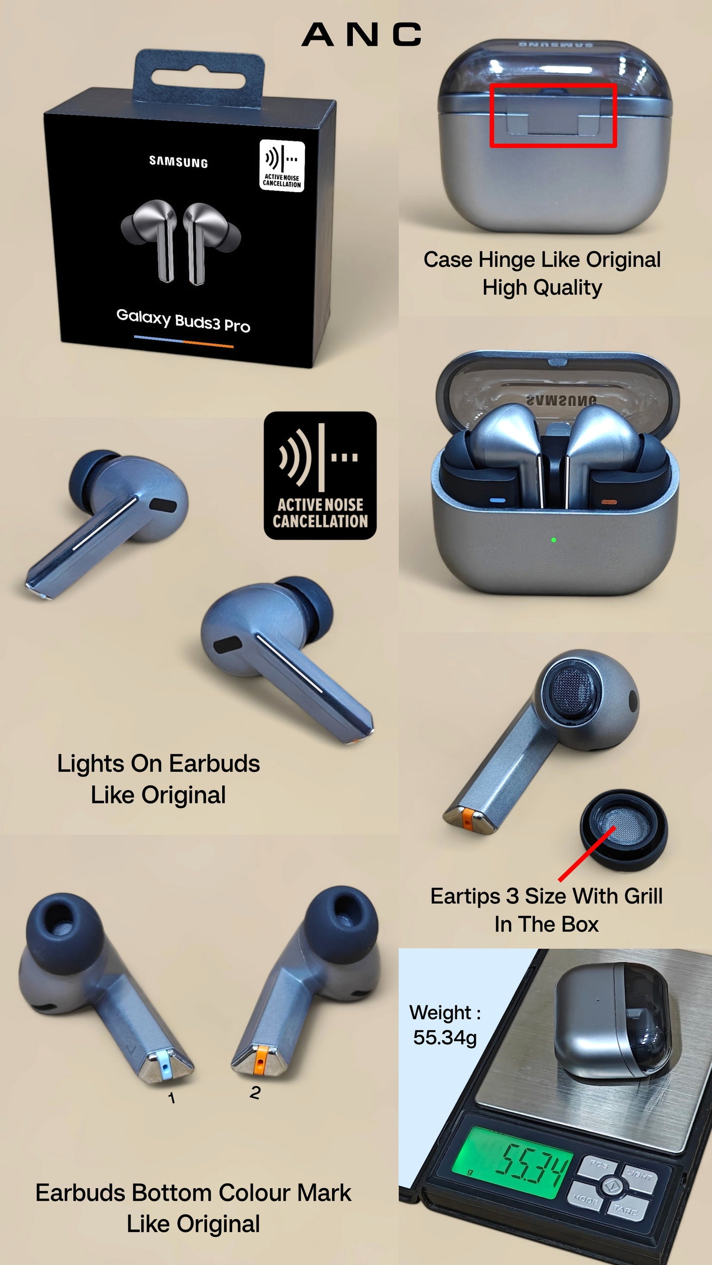 Samsung Buds 3 pro ANC (OG)